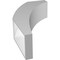 Ekena Millwork 6-in. W x 16-in. D x 28-in. H Thorton Architectural Grade PVC Knee Brace BRCP06X16X28THR - alternate 6